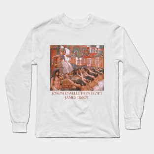 Joseph Dwelleth in Egypt by James Tissot Long Sleeve T-Shirt